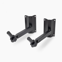 ADJUSTABLE WALL MOUNT SPEAKER BRACKET-FEATURES TILT ANGLE ADJ FROM 90- 30 DEG &amp; 30 DEG SWIVEL HINGE